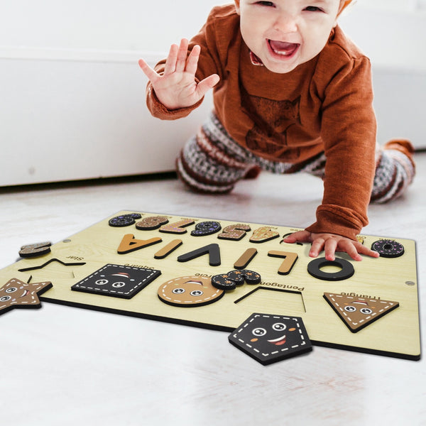 Geometry Themed Name Puzzle