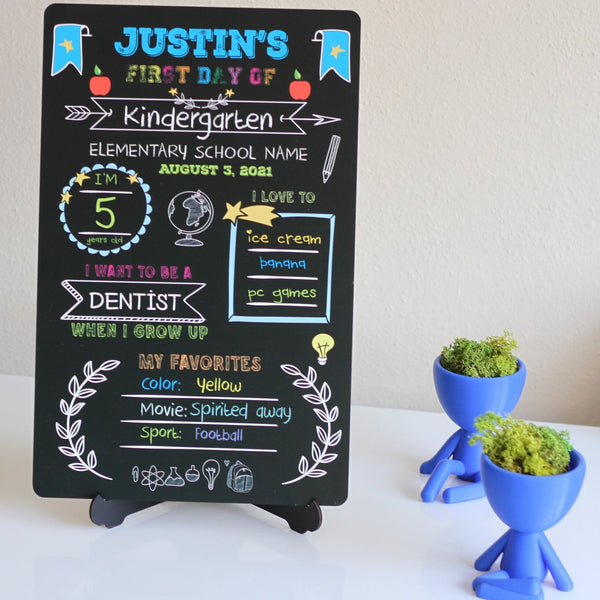 First day of school sign